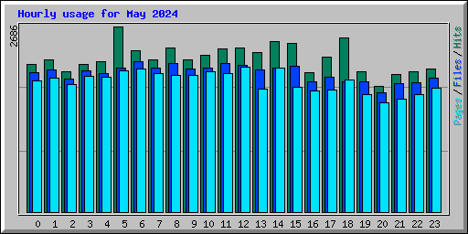 Hourly usage for May 2024